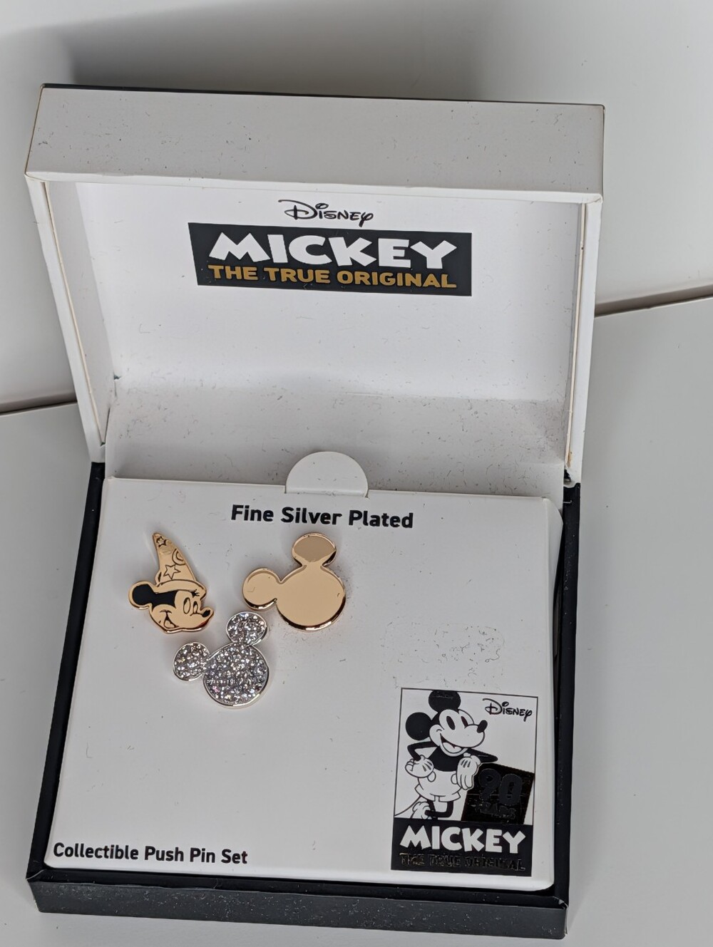 Set Of 3 Mickey mouse Push Pins New